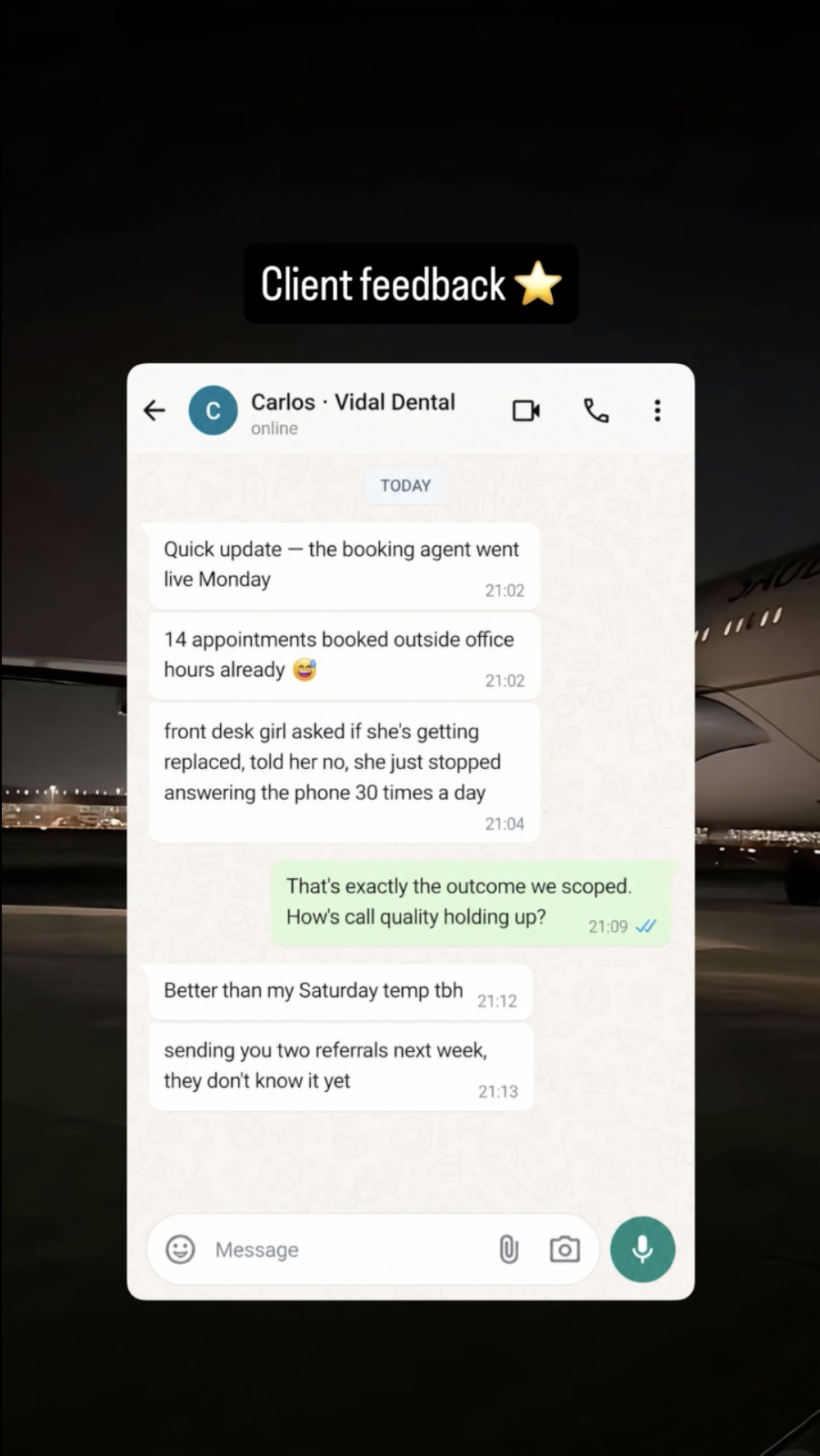 Client message