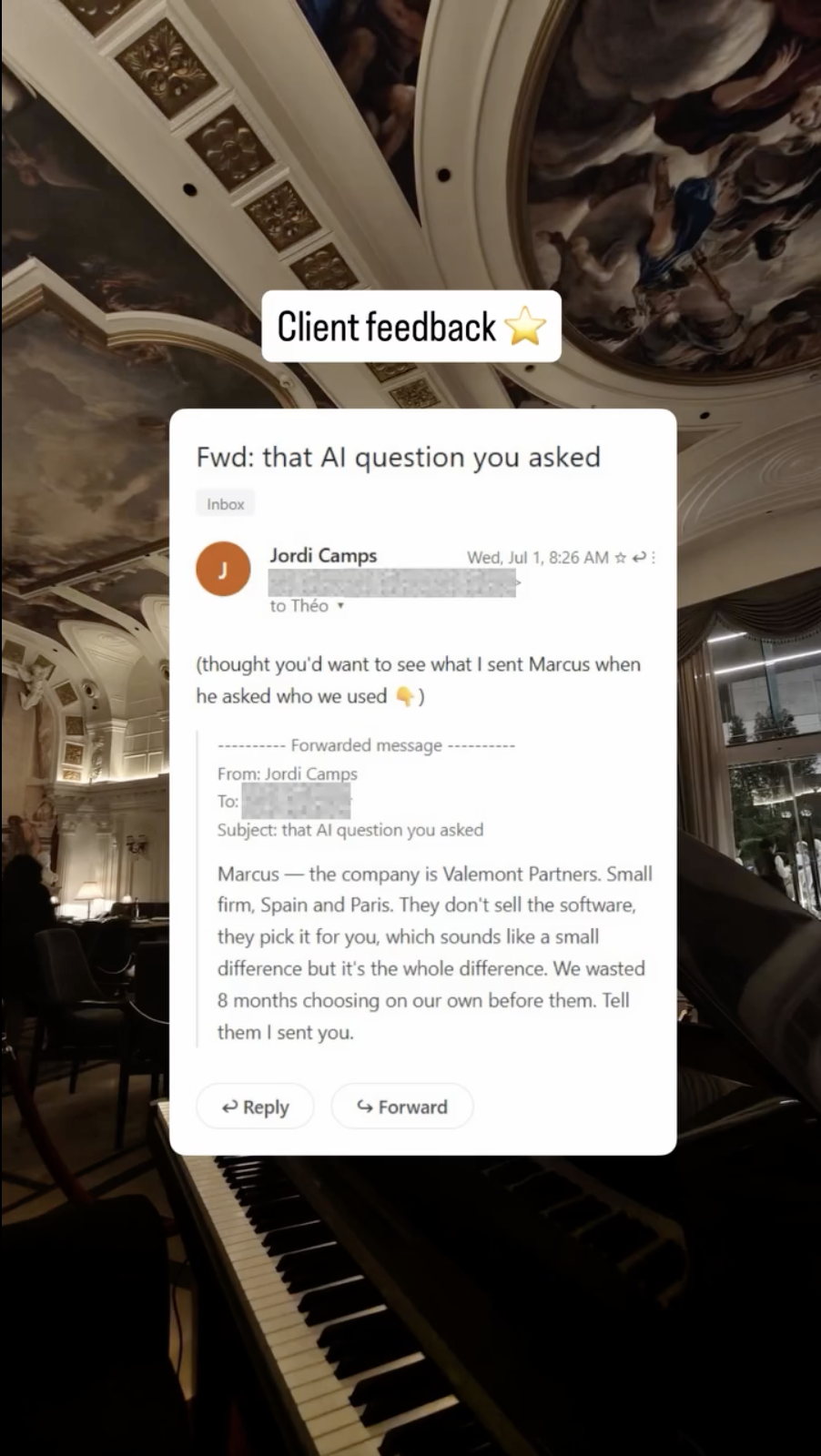 Client message