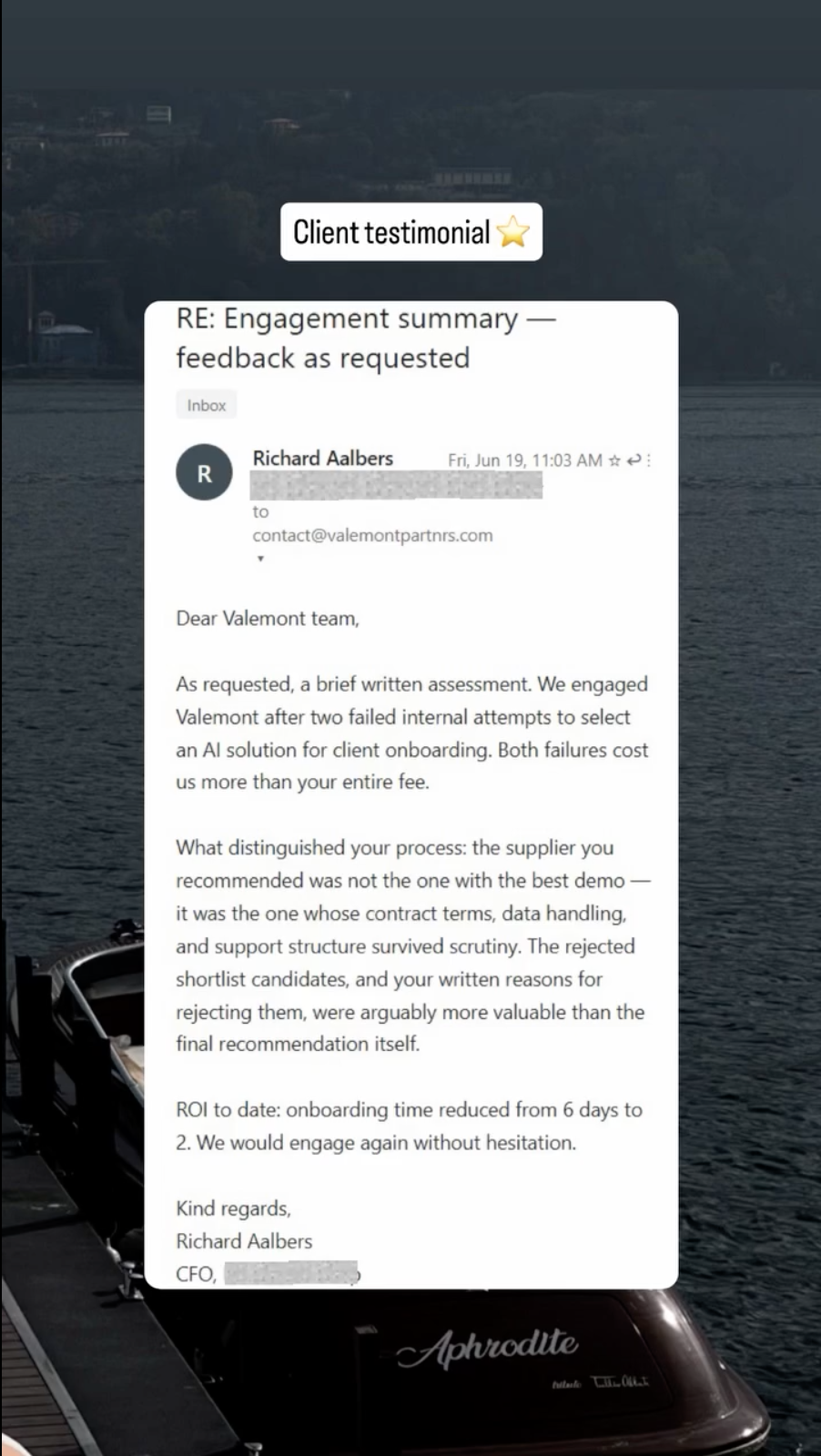 Client message